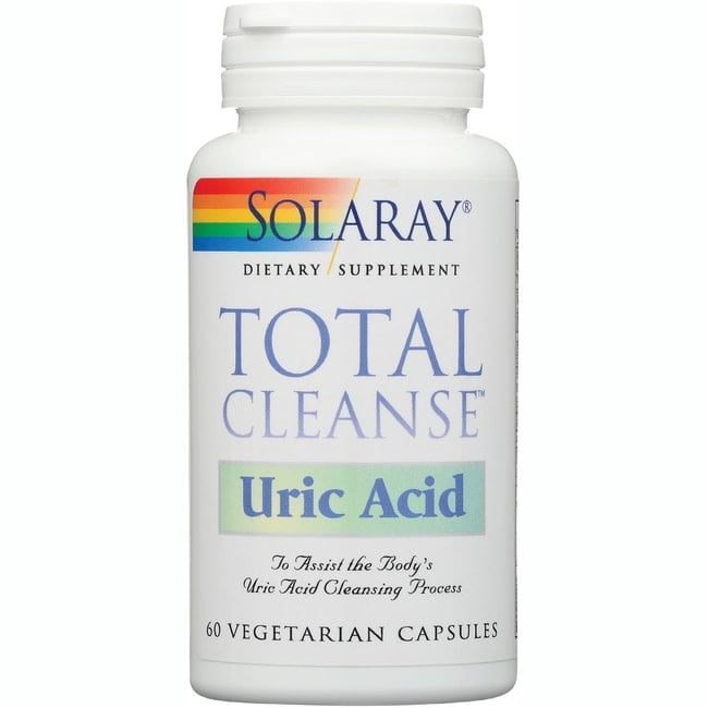 Solaray Total Cleanse Uric Acid Tart Cherry, Bromelain, Quercetin and More Joint Comfort