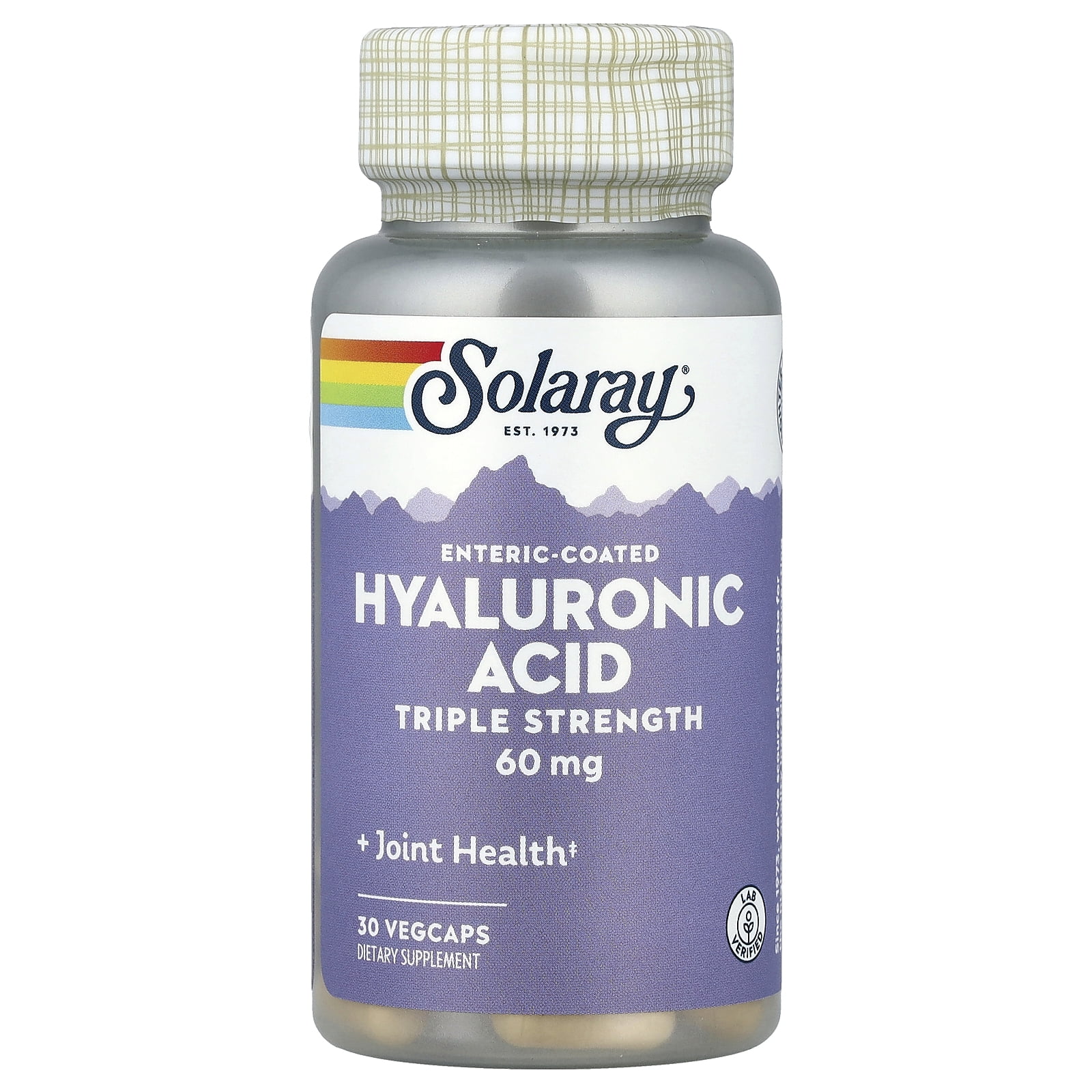 Solaray Triple Strength Hyaluronic Acid 30 Capsule