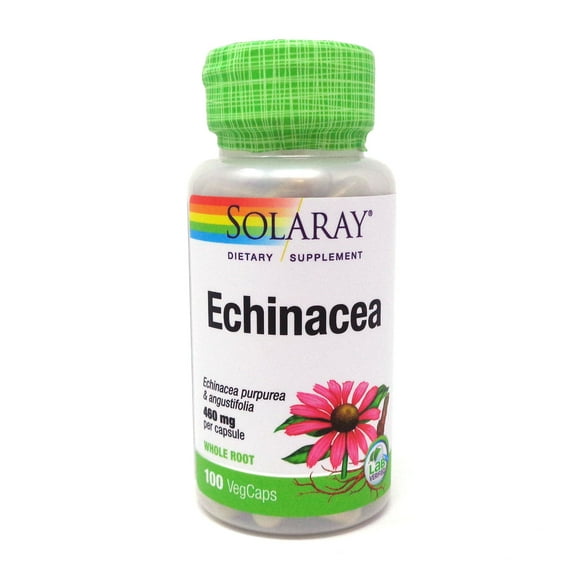 Echinacea purpurea angustifolia 460 mg By Solaray - 100 Capsules