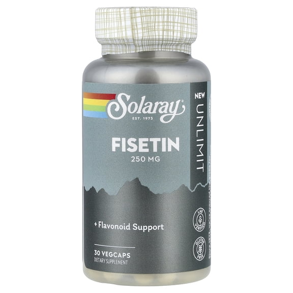 Solaray Unlimit, Fisetin, 250 mg, 30 VegCaps