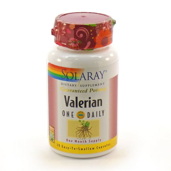 Solaray Valerian Extract One Daily 300 mg - 30 Capsules