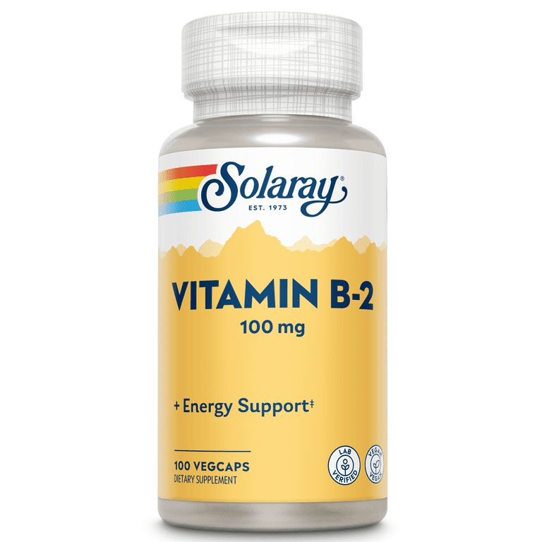 Solaray Vitamin B-2 100 mg