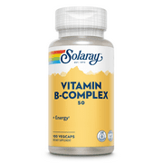Solaray Vitamin B-Complex, Healthy Energy & Red Blood Cell Formation Support & More, 100 Servings, 100 VegCaps