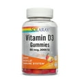 thumbnail image 1 of Solaray Vitamin D3 Gummies 50 mcg, 2000 IU | Healthy Bone, Muscle & Immune System Support | Gluten Free | 30 Serv, 60 Ct, 1 of 6