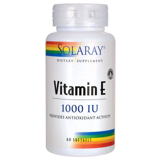 Solaray Vitamin E, dAlpha Tocopherol 1000IU For Healthy Cardiac