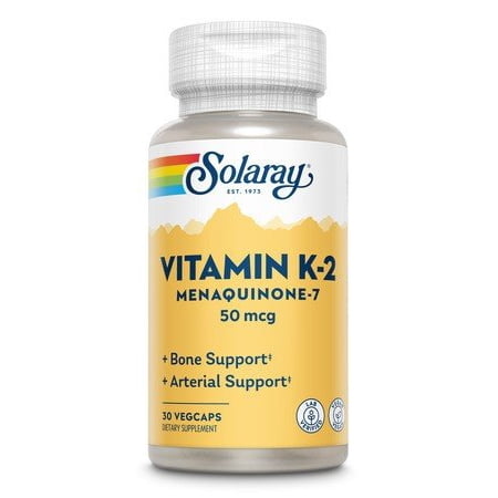 Solaray Vitamin K2 Menaquinone 7 30 VegCap