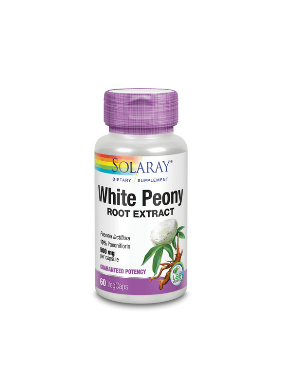 Solaray White Peony Root Extract | 60 VegCaps