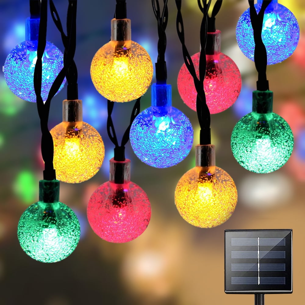 Originalsourcing Garden Solar Lights 30 Led 21 3ft 8 Modes Waterproof Crystal Ball String