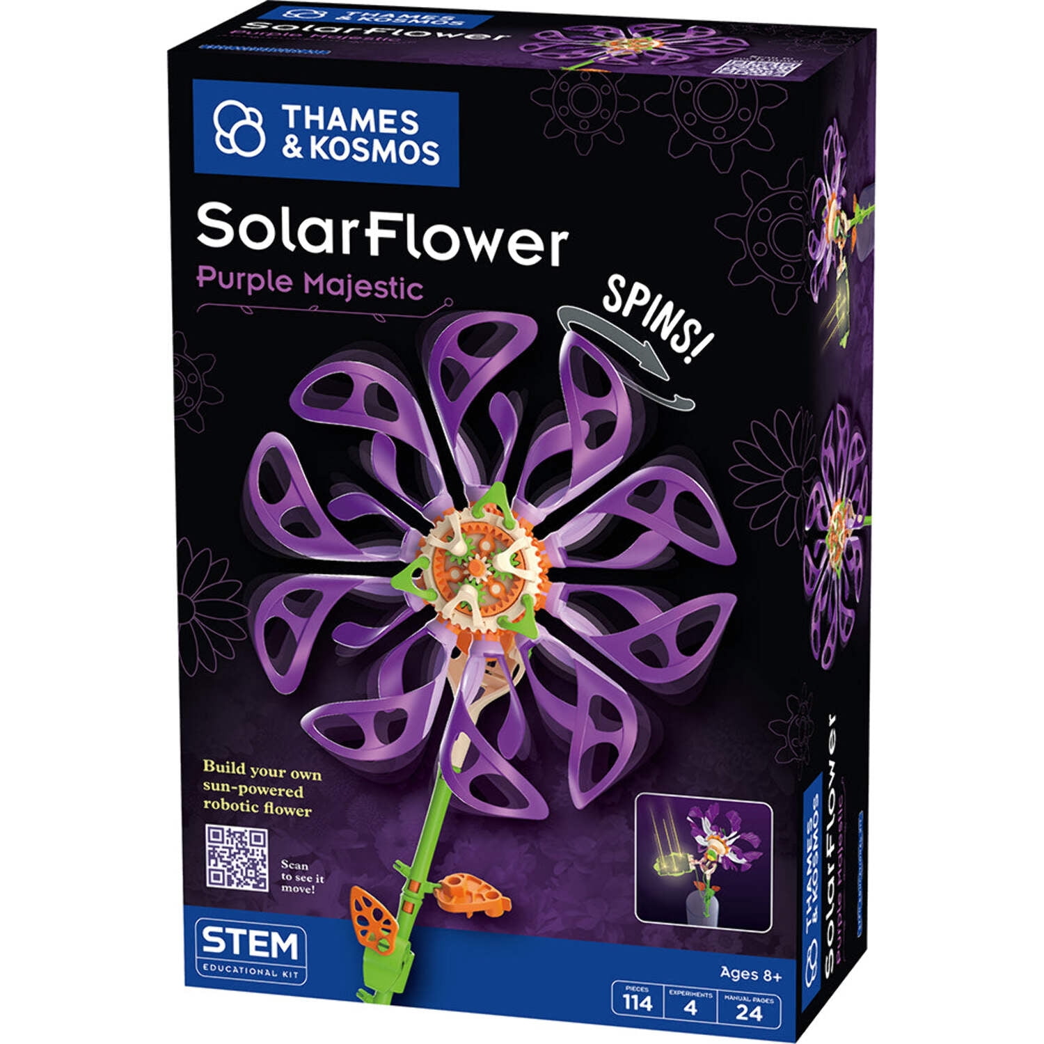 SolarFlower - Purple Majestic