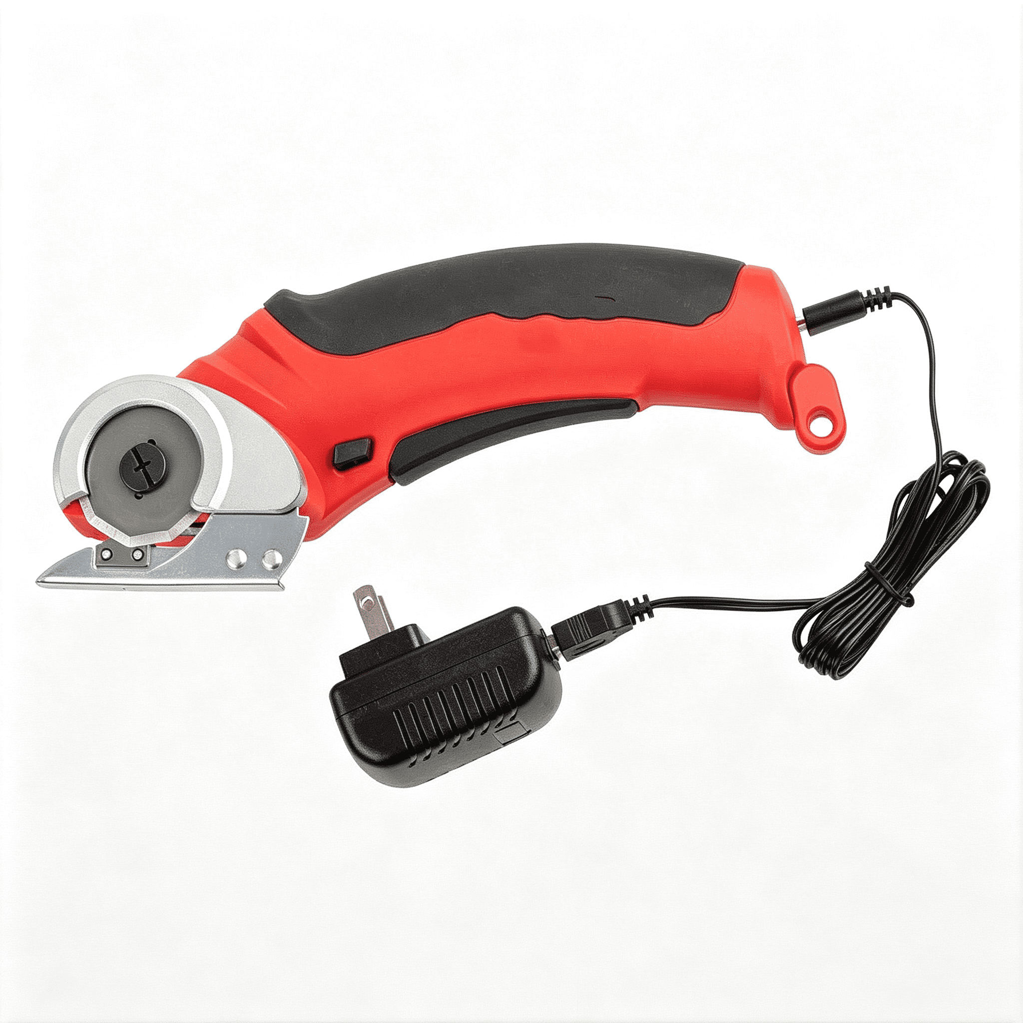 Solargess Cordless Electric Scissors,Red|Multipurpose Fabric,Leather ...
