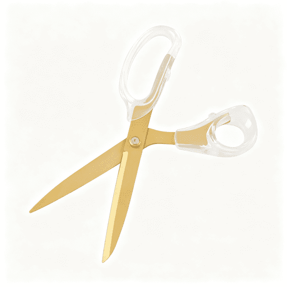 Solargess Scissors for Office, Gold Scissors 9" All Purpose Heavy Duty with Titanium Coated Blades - Sewing Scissors for Fabric & Craft, Gold Desk Accessories, Comfortable Handle