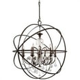 thumbnail image 1 of Crystorama Lighting - Six Light Chandelier - Chandelier - Solaris - Six Light, 1 of 5