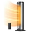 thumbnail image 1 of DREO Heater, 23" Space Heater with 70° Oscillation, Precise Temp Control 41 - 95°F for Whole-Room Comfort, Whisper-Quiet Warmth, 12H Timer, 3 Heat, 3 Fan Modes, ECO Mode, Remote, 8 Safety Features, 1 of 11