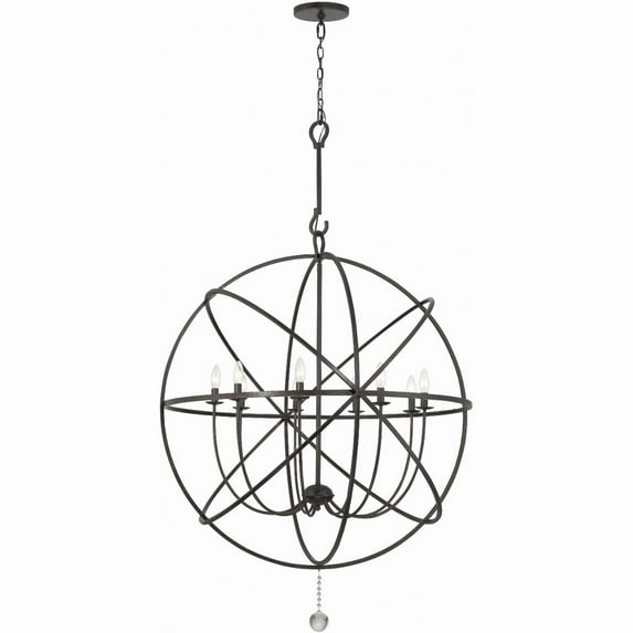 Crystorama Lighting - Nine Light Chandelier - Chandelier - Solaris - Nine Light