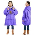 thumbnail image 1 of Solaris Deluxe Reversible Fleece Oversized Blanket Sweatshirt with Hood Super Soft Warm Large Plush Sleeved Throws for Kids 7–15 years old, 1 of 6