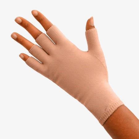 L&R USA Solaris ExoSoft Glove - 20-30 mmHg Half Beige Small