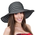thumbnail image 1 of Solaris Floppy Sun Hats for Women, Wide Brim for Summer Beach UV Protection, Foldable for Gardening and Hiking, Black, 1 of 7