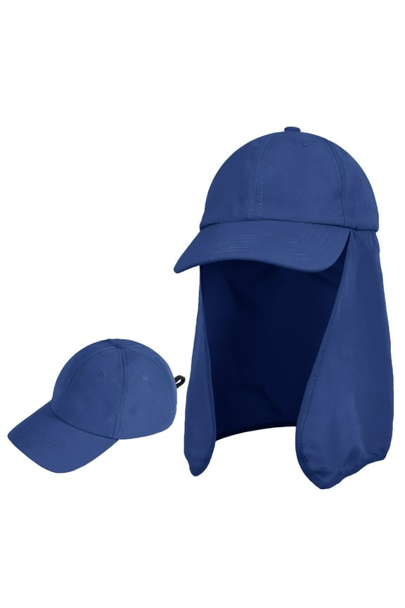 Foldable Neck Flap Cover Sun Cap UPF 50 Protection Hat for Outdoor Fishing Hiking