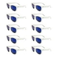 thumbnail image 1 of Solaris Mirrored Sunglasses Set of 10, Bulk Pack - UV Protection, Perfect for Parties, Beach, Pool, Outdoor Events - Blue, 1 of 2