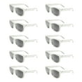 thumbnail image 1 of Solaris Mirrored Sunglasses Set of 10, Bulk Pack - UV Protection, Perfect for Parties, Beach, Pool, Outdoor Events - Silver, 1 of 2