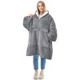 thumbnail image 1 of Solaris Oversized Sherpa, Unisex, Christmas Wearable Blanket Hoodie (Adult Women's Men's), 1 of 6