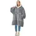 thumbnail image 1 of Solaris Oversized Sherpa, Unisex, Christmas Wearable Blanket Hoodie (Adult Women's Men's), 1 of 6