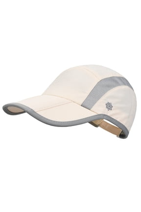 Unstructured Foldable Baseball Cap, UPF 50+ Waterproof Breathable Sun Hat for Men Women, Reflective Adjustable Sport Hat for Outdoor Hiking Running Fishing