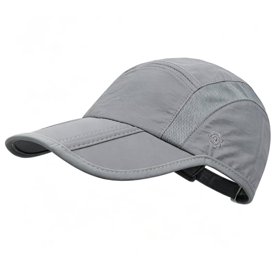 Solaris Unstructured Foldable Baseball Cap, UPF 50+ Waterproof Breathable Sun Hat for Men Women, Reflective Adjustable Sport Hat for Outdoor Hiking Running Fishing