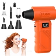 Solarplay Compressed Air Duster   130000RPM Electric Air Duster with Brushless Motor, Cordless Rechargeable Mini Blower for PC, Keyboard, Car, Outdoors, Home, 5x 2.56x 1.54in