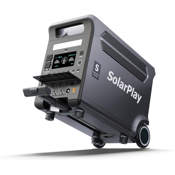 Solarplay Q3600 3840Wh 3600W Portable Power Station with Lfp Battery, 15 Outputs, for Home, Power Outages, Emergencies & RV