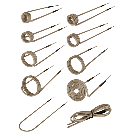 Solary Induction Heater Coil Kit, 10pcs Free Forming Induction Essential Coils, Automotive Bolt Removal Accessories