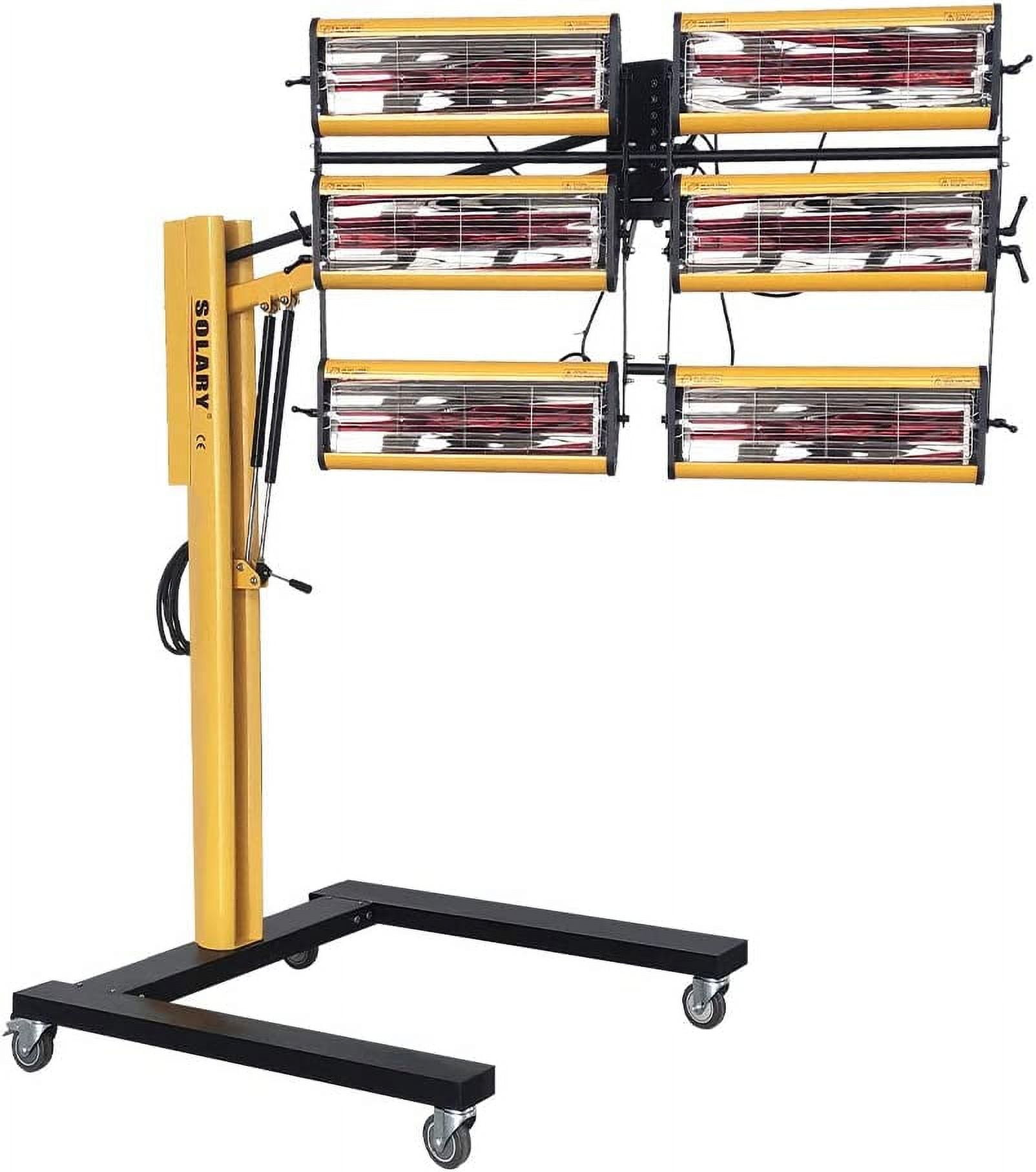 Solary Infrared Paint Baking Lamp, 6x1050W 220V Shortwave Infrared