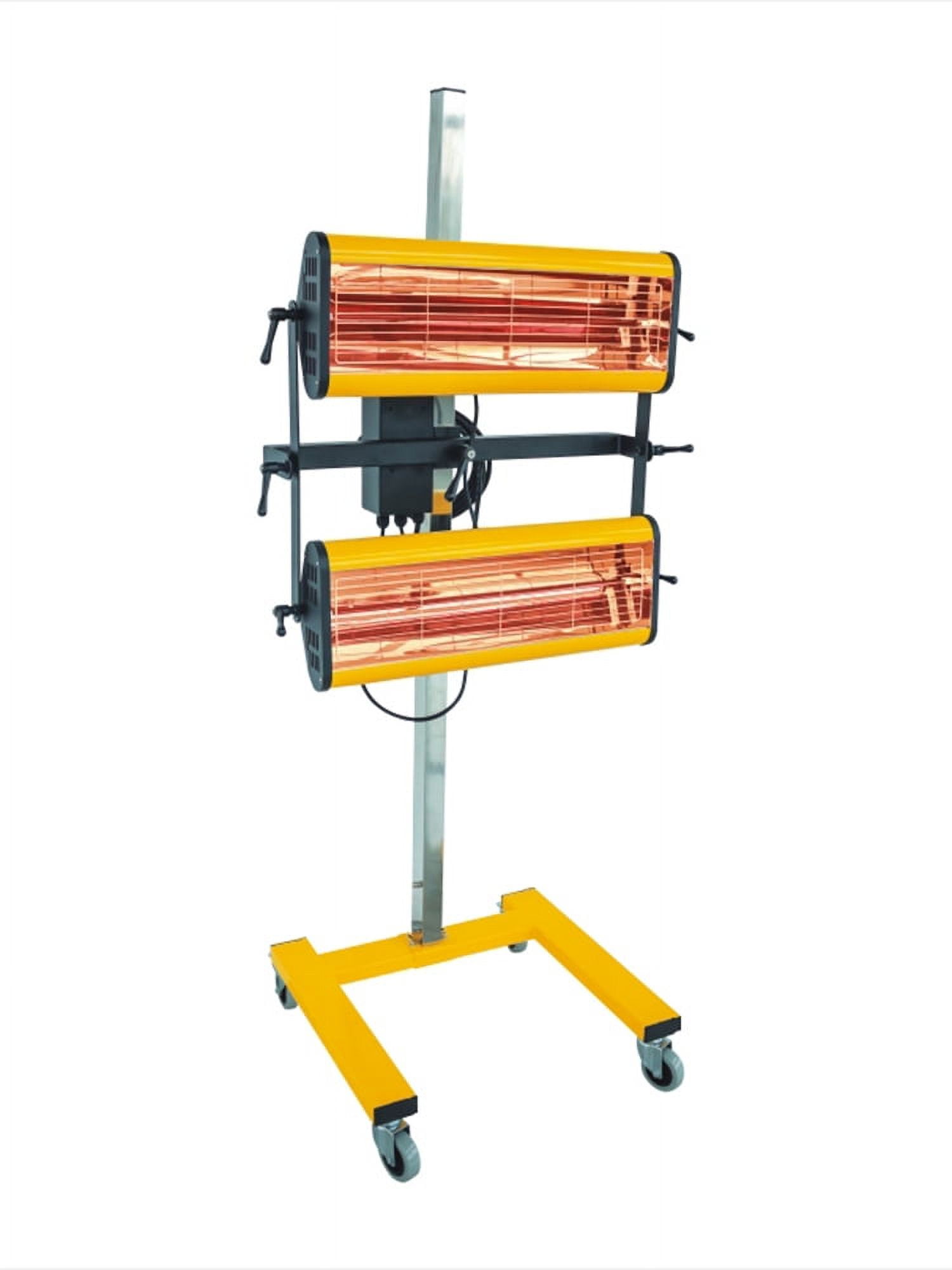 Solary Infrared Paint Curing Lamp, 2100W 110V Movable Short Wave