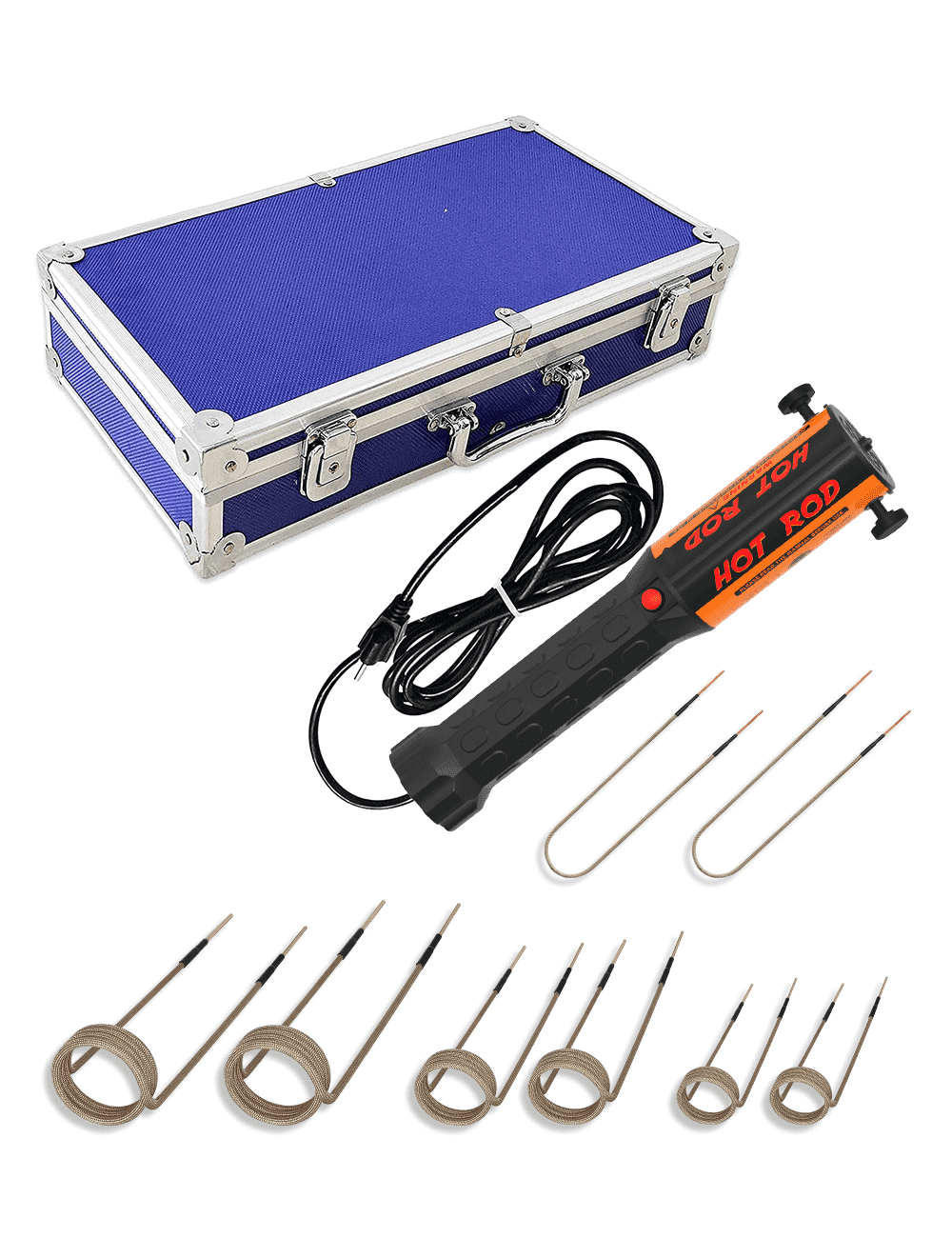Solary Magnetic Induction Heat Bolt Removal - 1000W 110V Hand Held Automotive Induction Heater Tool for Rusty Screw Removing, with 8 Coils and Tool Box