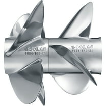 Solas 1654-150-28 Mercruiser Bravo III Propeller, Stainless Steel, 28 in. Pitch, Front (B3F)