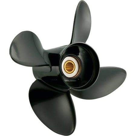 Solas 2113-100-05 Amita 4 High-Thrust Aluminum 4-Blade Propeller - RH, 10" Diameter x 5" Pitch x 13-Spline