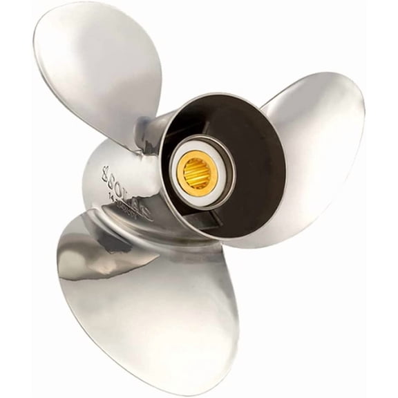 Solas 2121-093-11 Stainless Steel 3-Blade Propeller - RH, 9.25" Diameter x 11" Pitch