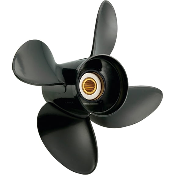 Solas 2513-145-17 Amita 4 Aluminum 4-Blade Propeller - RH, 14.5" Diameter x 17" Pitch x 15-Spline
