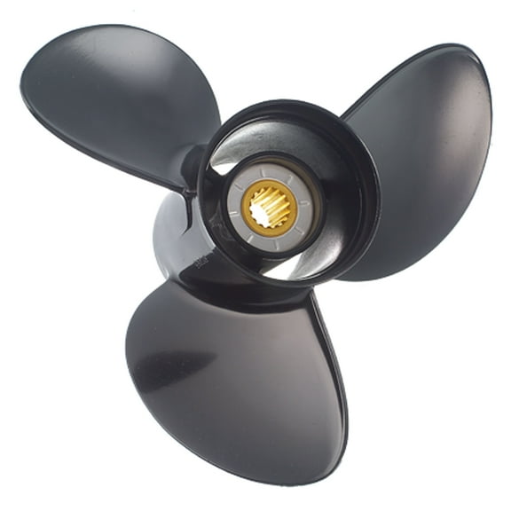 Solas 3011-085-09 Amita 3 Aluminum 3-Blade Propeller - RH, 8.5" Diameter x 9" Pitch x 7-Spline