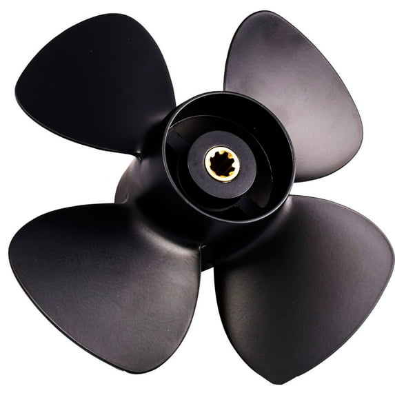 Solas 3113-100-07 Amita 4 High-Thrust Aluminum 4-Blade Propeller - RH, 10" Diameter x 7" Pitch
