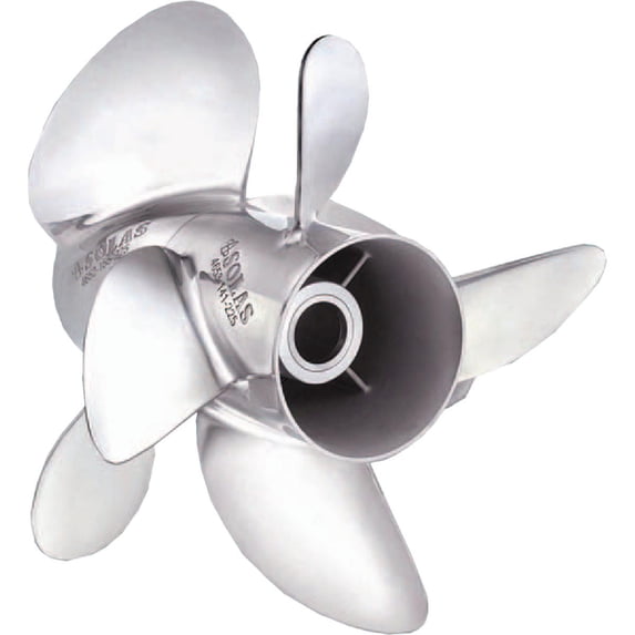 Solas 4653-141-210 Suzuki Dual Propeller, Stainless Steel, 21 in. Pitch Rear (SG)