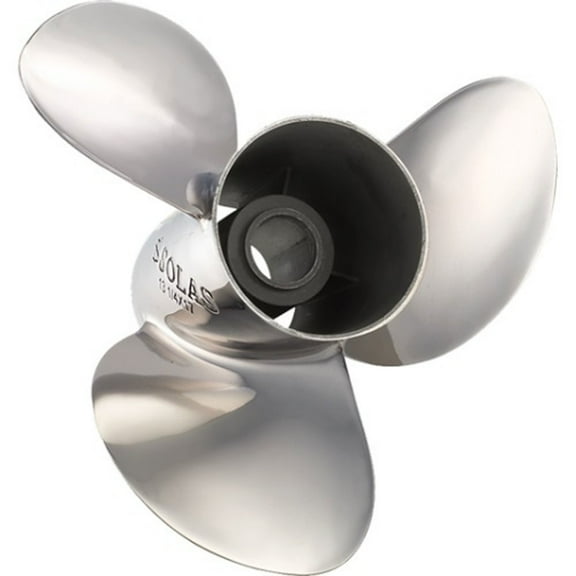 Solas 9551-148-19 Rubex HR3 Stainless Steel 3-Blade Boat Propeller, Right Hand, 14.75 In. Diameter x 19 In. Pitch