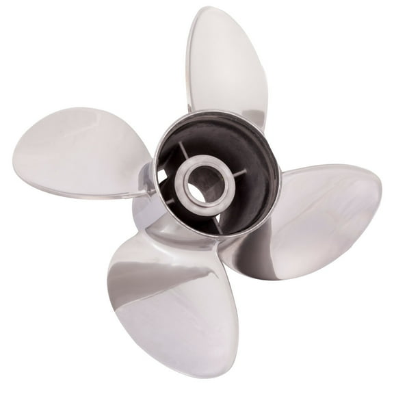 Solas 9553-141-19 Rubex HR4 Stainless Steel 4-Blade Boat Propeller - RH, 14-1/8 In. Diameter x 19 In. Pitch