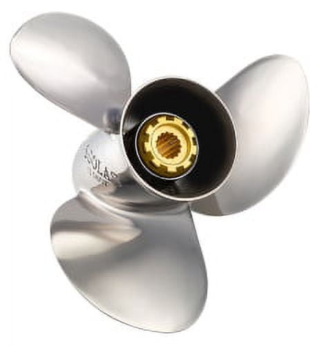 Solas Mercury 133111015 New Saturn, Stainless Steel 3-Blade Propeller
