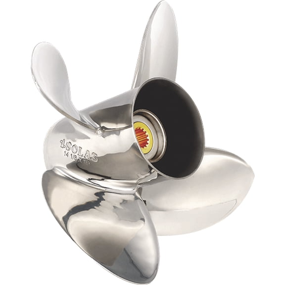 Solas 1553-145-15 Prop Mercury Mariner 14.5'' 15'' Mercruiser Honda 4 Blade RH   #741766