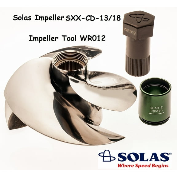 Solas Sea Doo 300 HP Impeller & Tool SXX-CD-13/18 RXPX RXTX GTX Ltd. 2016-2023
