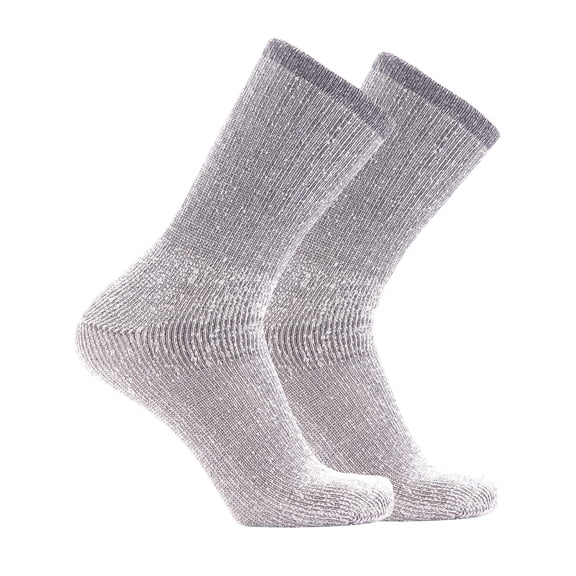 Solax Womens Merino Wool Hiking Socks Outdoor Full Cushion Warm Trail Crew Socks 2 Pairs (MD Black169)