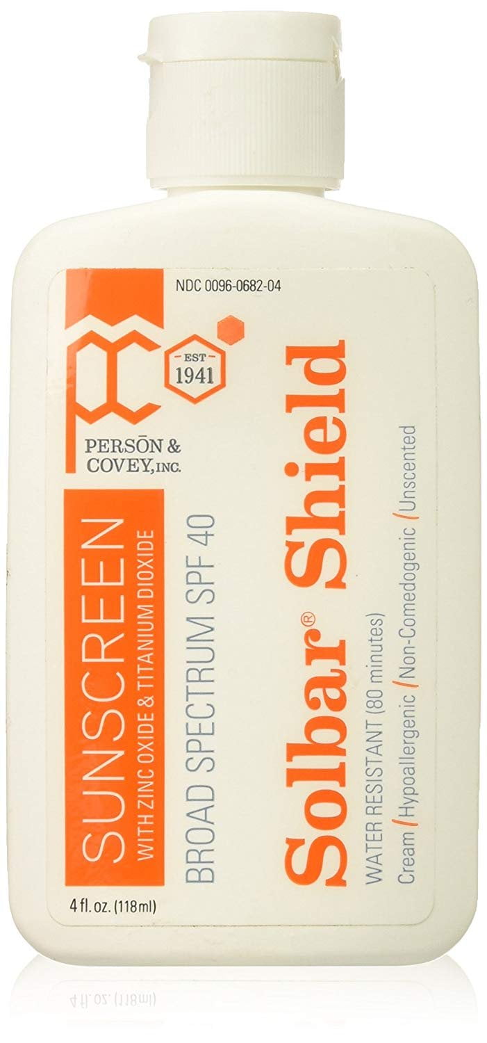 Solbar Shield Cream Broad Spectrum SPF40 Sunscreen, Hypoallergenic, 4