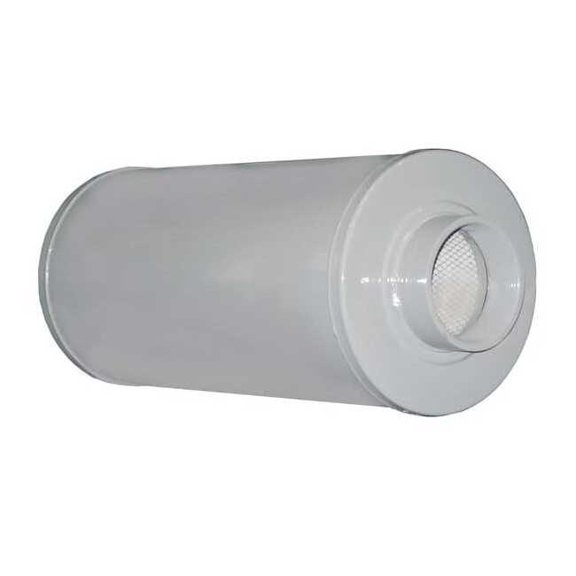 Solberg Silencers,4 in (F)NPT Inlet Size,575 cfm SLCR400