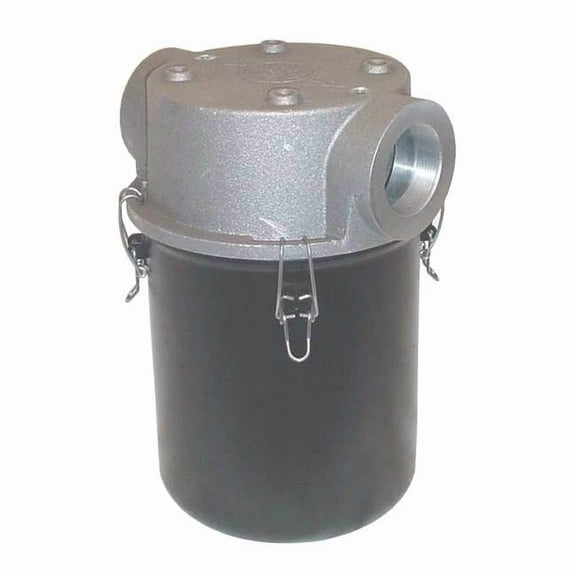 Solberg T-Style Inlet Filter,2 In FNPT,175 CFM CT-851-200C